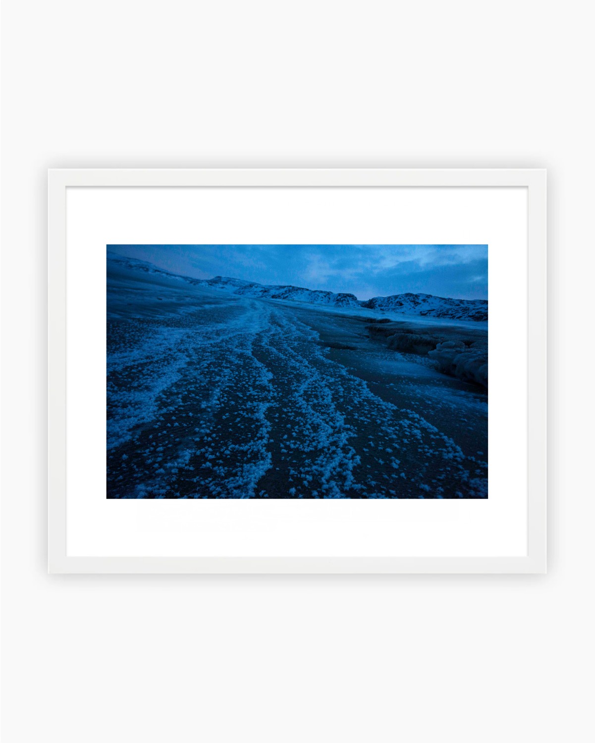 VAGUES  GELEES - TIRAGE PHOTO 30 x 40