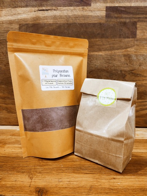 Sachet de préparation pour brownie 9 parts — visuel 2