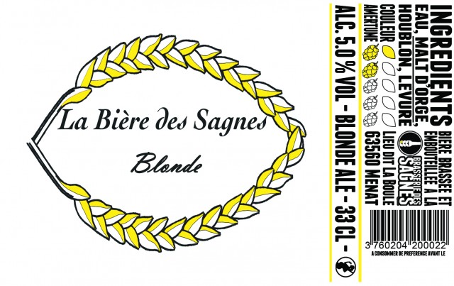Blonde des Sagnes 12x33cl — visuel 2