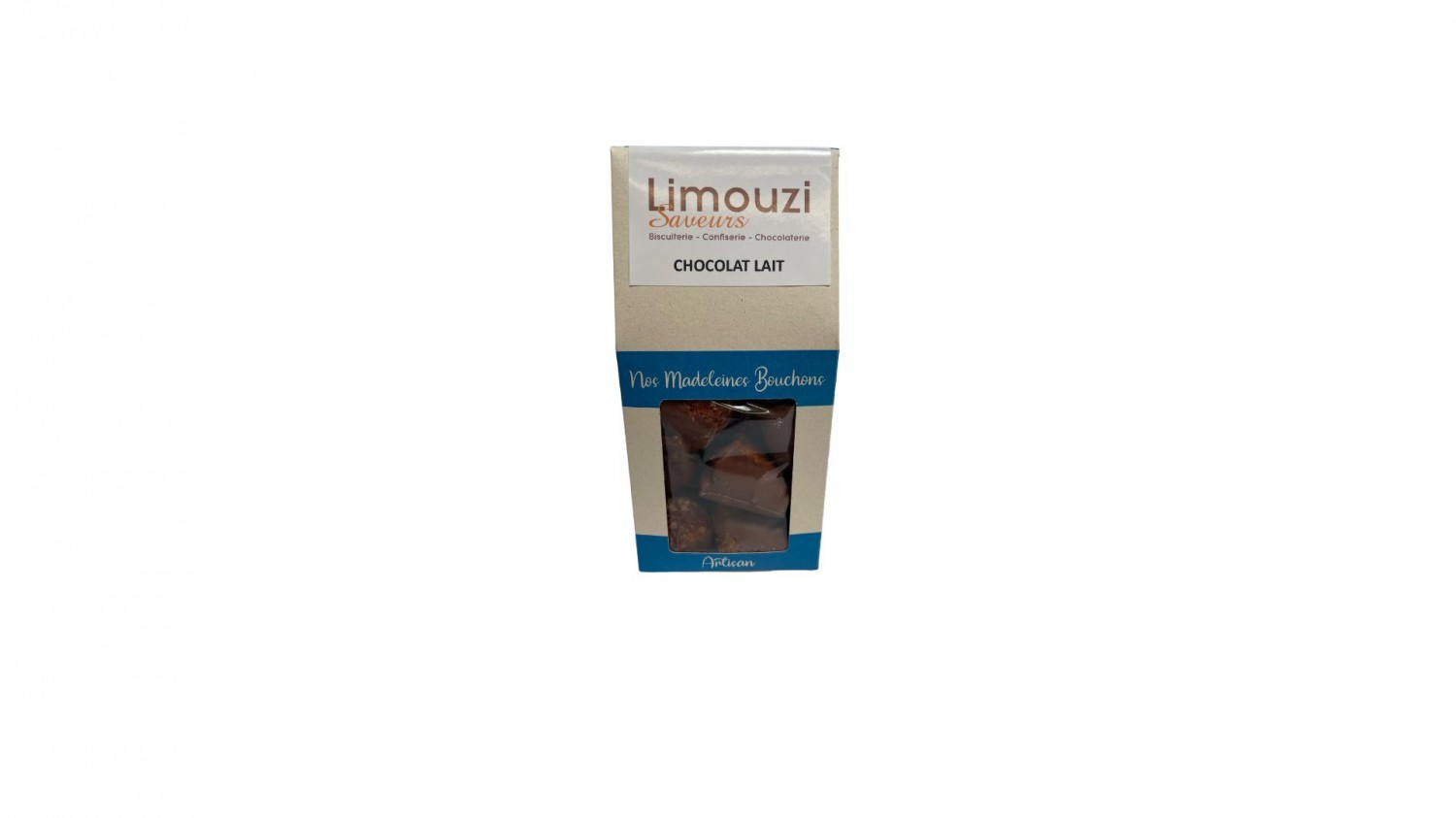 Madeleines Bouchon chocolat lait 35% 150G