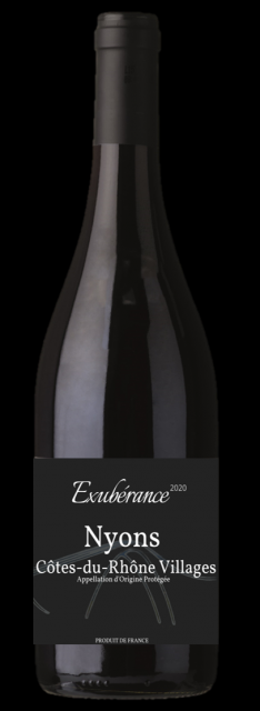 Côtes du Rhône Villages Nyons EXUBERANCE - Rouge 75 cl- carton de 6 bouteilles — visuel 2